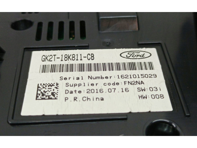 Центральный пульт управления GK2T-18K811-CB Ford Transit Custom