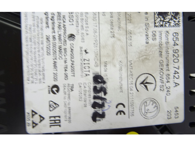 Панель приборов 654920742A   Skoda Kamiq       