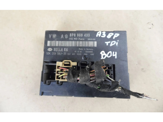 Блок комфорта 8P0959433, 5DK00858335 Audi A3 S3 A3 Sportback 8P