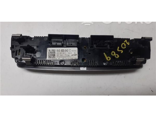 Блок управления климат-контролем 8V0820043C Audi A3 S3 8V