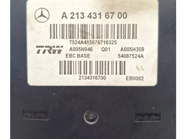 Jednotka ABS A2134316700   Mrcedes-Benz E W213 2017