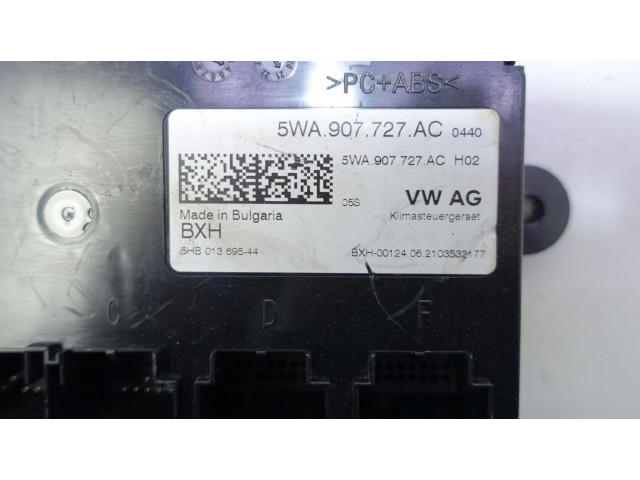 Модуль блока управления кондиционером MODUŁ STEROWNIK KLIMATYZACJI VW CADDY 5WA907727AC Volkswagen Caddy