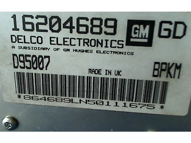 Řídící jednotka 16204689 Opel Corsa B 1995