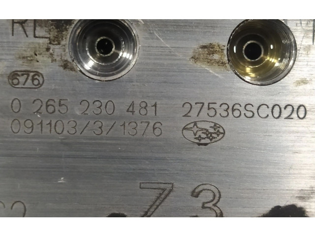 Блок АБС 0265230481, 0265951123   Subaru  Forester SH  2008 - 2013 года