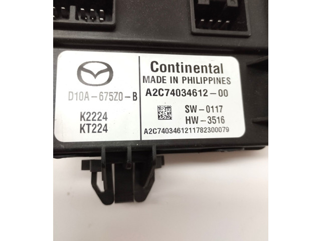 Комфортный модуль D10A675Z0B Mazda CX-3 S5