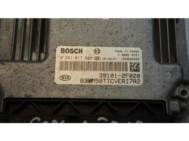 Блок управления двигателя 391012F020, 0281017609 KIA Sorento