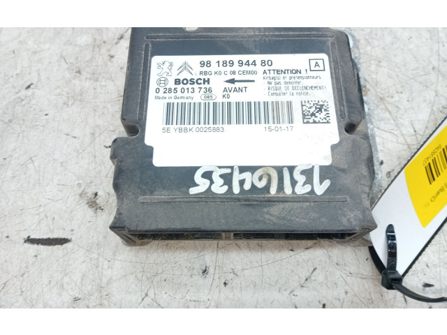 Блок подушек безопасности 9818994480   Peugeot Expert