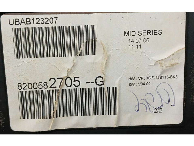 Панель приборов 8200582705G, VISTEON   Renault Clio III       