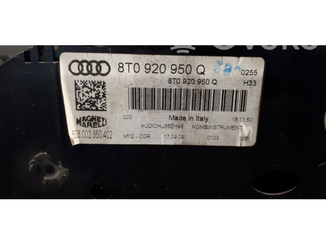 Přístrojová deska Audi S5 2010 8T0920950Q