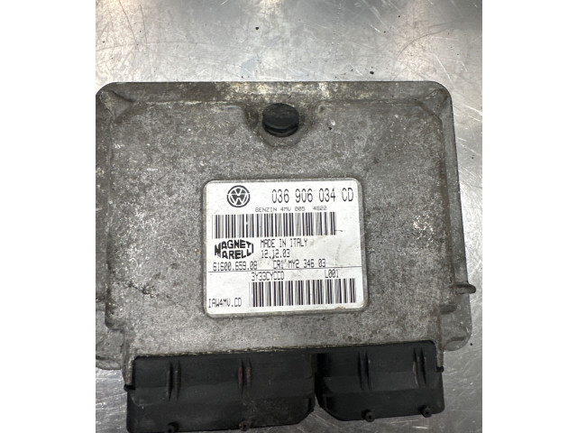 Блок управления двигателем Блок управления 036906034CD, 6160065908   Skoda Fabia Mk1 (6Y)