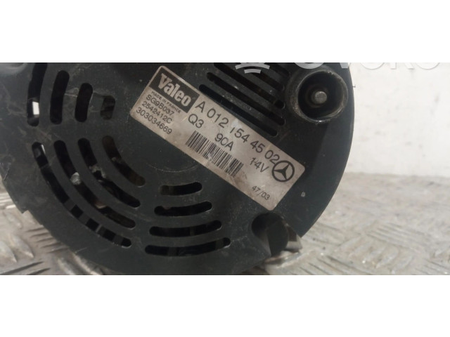 Генератор A0121544502   Mercedes-Benz A W168      