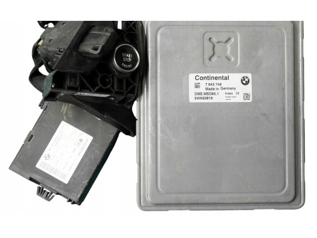 Řídící jednotka 7643746, 5WK93816 BMW X5 E70 2006