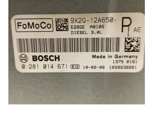 Řídící jednotka 9X2Q12A650P, 13750161 Land Rover Range Rover Sport L320 2010