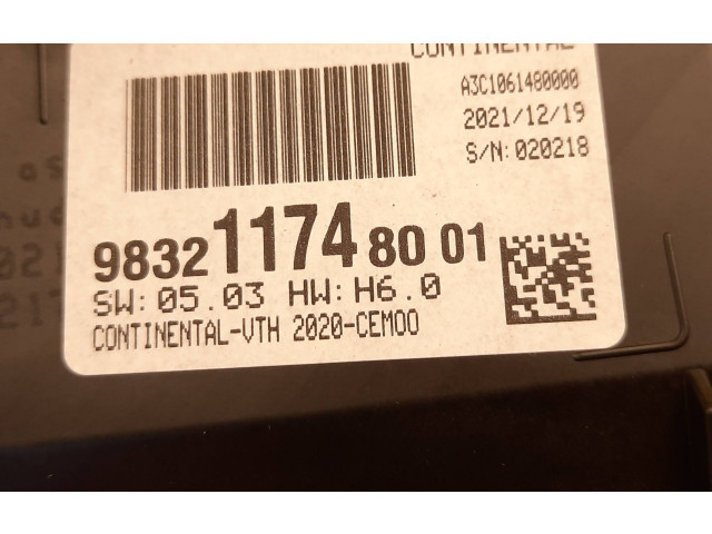 Дисплей    9832117480, 9832117480   Citroen C5 X