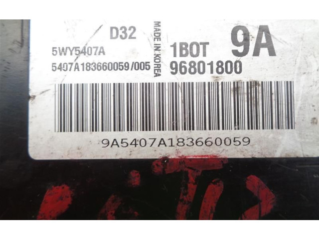 Блок управления двигателя 5WY5403E   Chevrolet Matiz