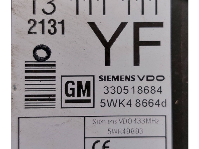 Блок комфорта 13111111, 5WK48883   Opel Meriva A   