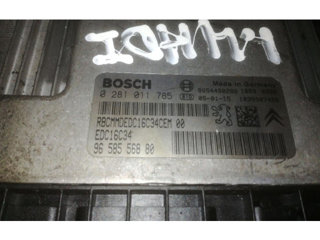 Блок управления двигателя 0281011785   Citroen C2