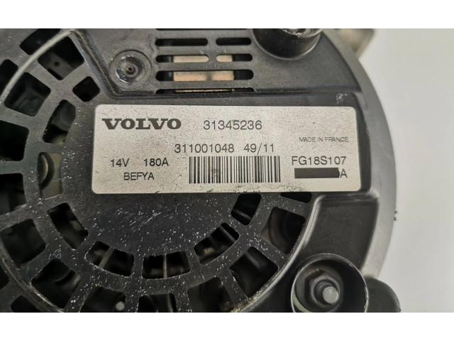 Генератор 31345236, 31345236 Volvo S60