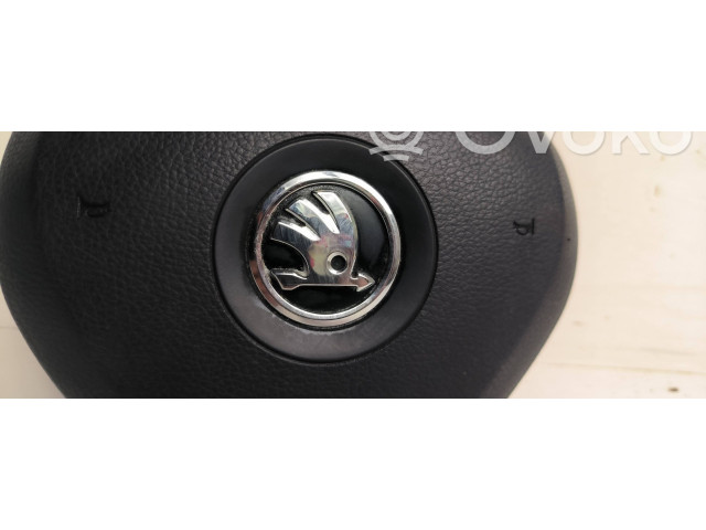 Подушка безопасности водителя 5E0880201, 307773399340 Skoda Fabia Mk2 (5J)