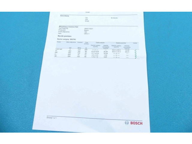 Vstřikovač 0445110227, IMPRK993793 Toyota Corolla E140 E150