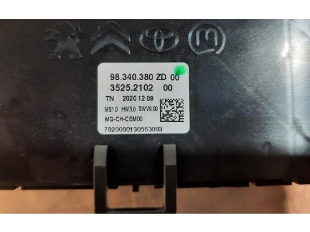 Блок управления климат-контролем 98340380ZD   Peugeot Partner III