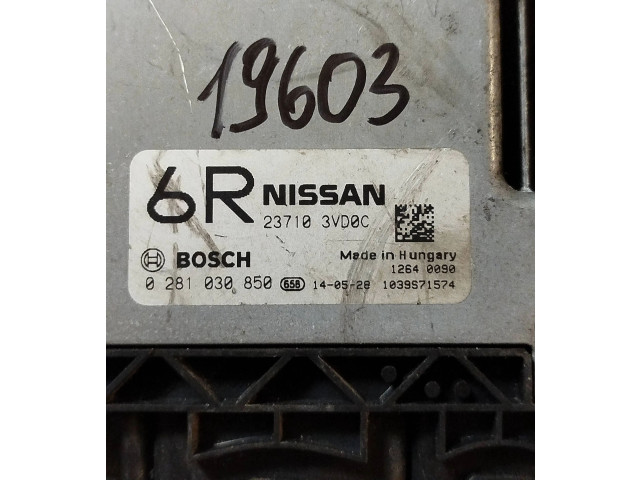 Řídící jednotka 237103vd0c, 0281030850 Nissan Note (E11) 2006