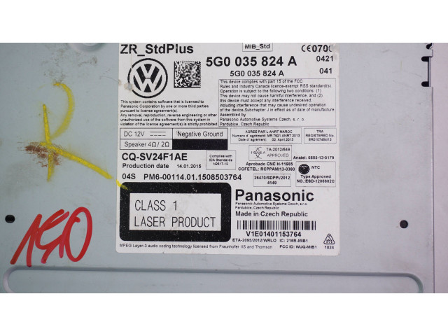  рейка  Колонка рулевая 5G0035824A   Volkswagen Golf VI 2008 - 2013 года