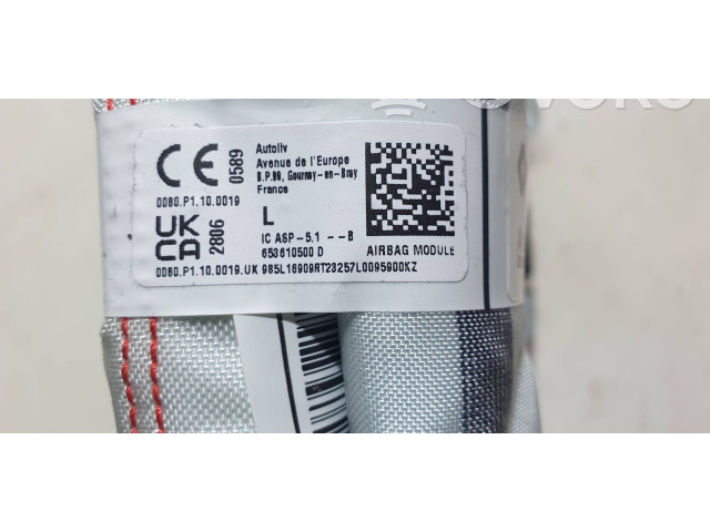 Боковая подушка безопасности 0080P1100019, 653610500D Dacia Jogger