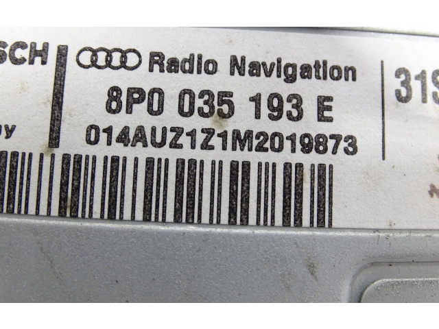 Турбина Радио/ проигрыватель CD/DVD / навигация Audi A3 S3 8P  8P0035193E         