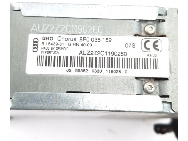 Турбина Радио/ проигрыватель CD/DVD / навигация Audi A3 S3 8P 8P0035152, 8P0035152