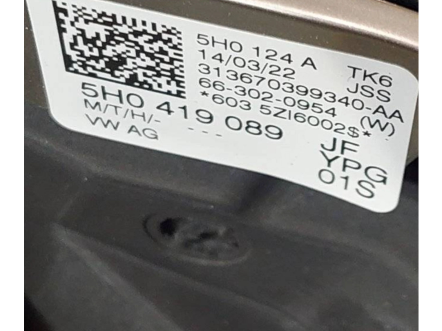 Руль Volkswagen Golf VIII 2019 - года 5H0419089JF, 5H0124A