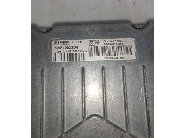 Блок управления двигателя 9644803380 Citroen Xsara