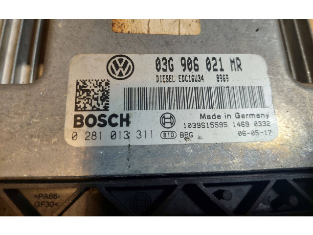 Блок управления двигателем Блок управления 0281013311, 03G906021MR   Volkswagen PASSAT B6