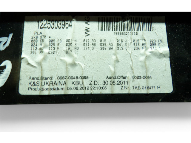   Pojistková skříňka 2K6970   Volkswagen Caddy 2012