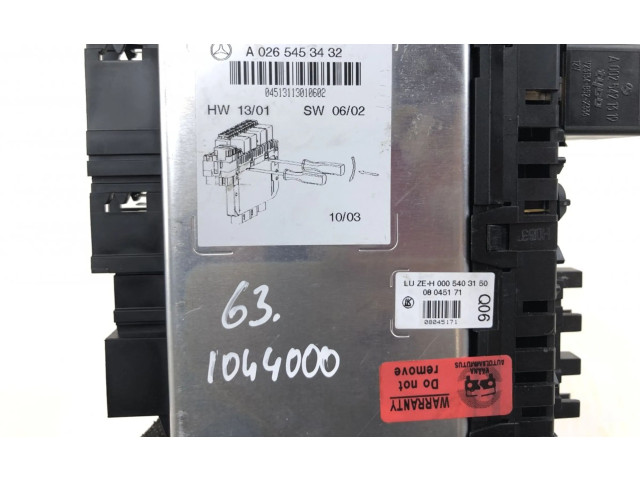 Блок предохранителей  05045139, A2305454032   Mercedes-Benz SL R230    