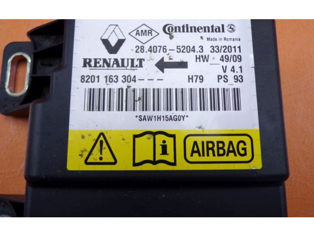 Блок подушек безопасности 8201163304, 8201163304   Dacia Duster