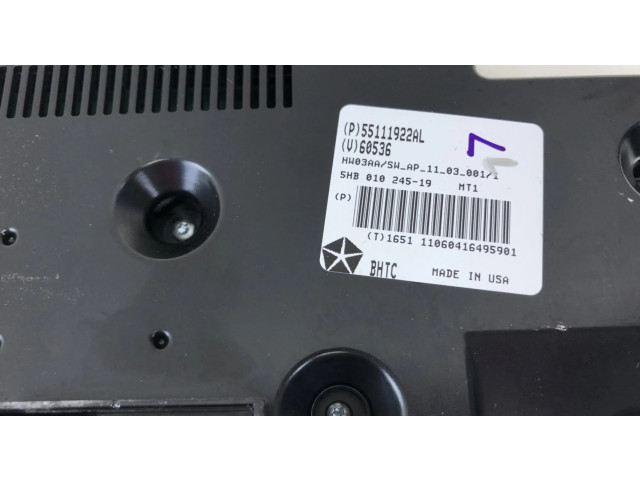 Блок управления климат-контролем 55111922AG, 55111922AH Jeep Grand Cherokee