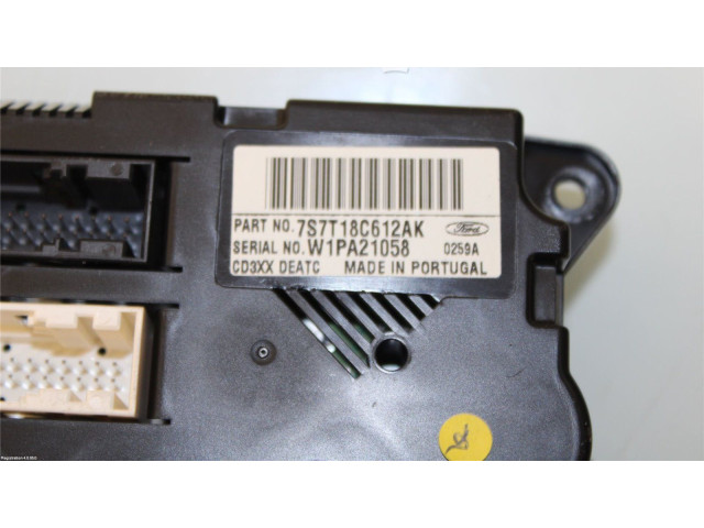 Блок управления климат-контролем 1676129, W1PA21058 Ford S-MAX