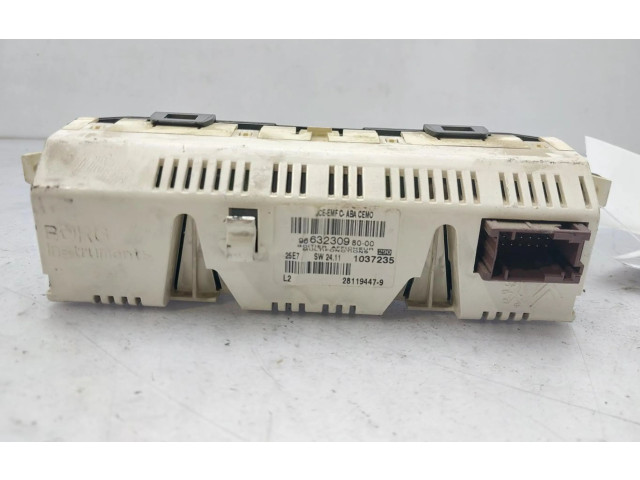 Дисплей 9663230980 Citroen Berlingo