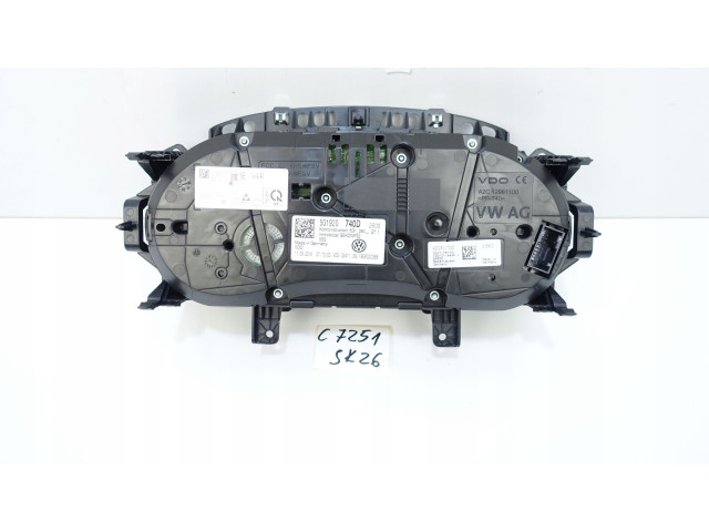 Панель приборов 5G1920740D, 22922KM   Volkswagen Golf VII       