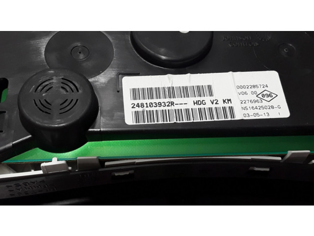 Панель приборов 248103932R   Dacia Dokker       