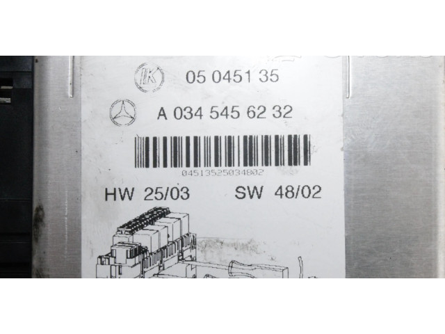 Pojistková skříňka A0345456232 Mercedes-Benz SL R230 2004