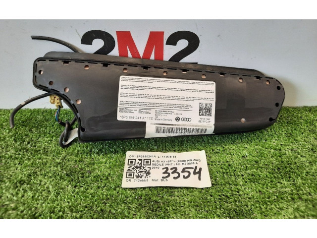 Подушка безопасности в сиденье 8P3880241A, 8P3880241A Audi A3 S3 A3 Sportback 8P