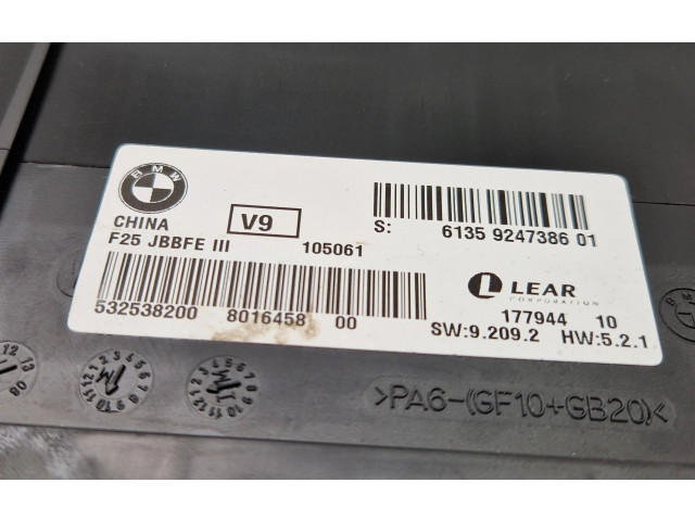 Блок комфорта 9247386   BMW X3 F25   