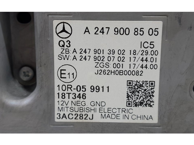 Vstřikovací lišta A2479008505, 168915 Mercedes-Benz B W247 608915