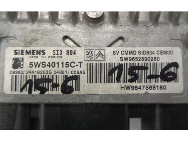 Блок управления двигателем Блок управления    Citroen C2