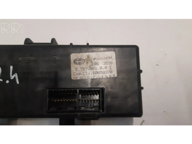 Блок управления климат-контролем 60658370 Alfa Romeo 166