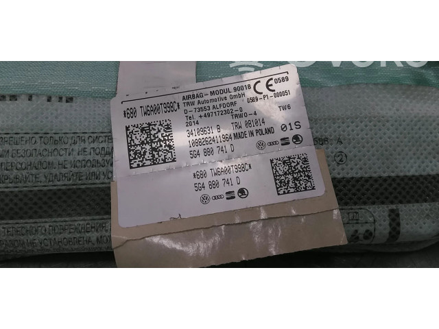 Боковая подушка безопасности 5G4880741D, 5G4880741A Volkswagen Golf VII