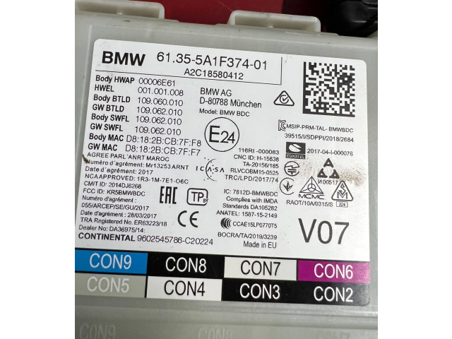 Блок комфорта 5A1F374, 61355A1F374   BMW X3 G01   