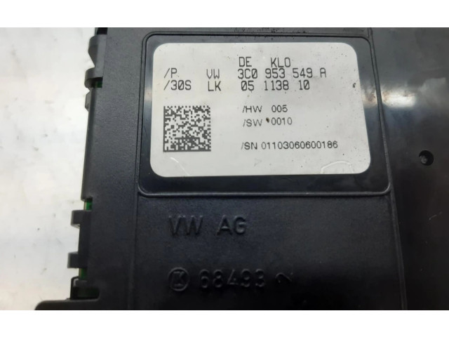 Блок управления двигателя 3C0953549A   Volkswagen PASSAT